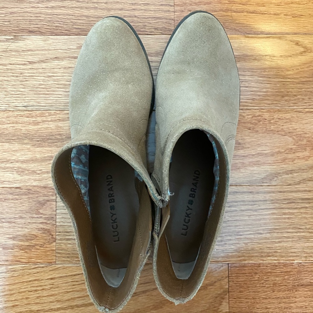 Lucky Brand Tan/Brown Booties